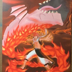 Natsu Dragneel Dragon Trained (Fairy Tail) Premium Art Print –  Collector's Outpost