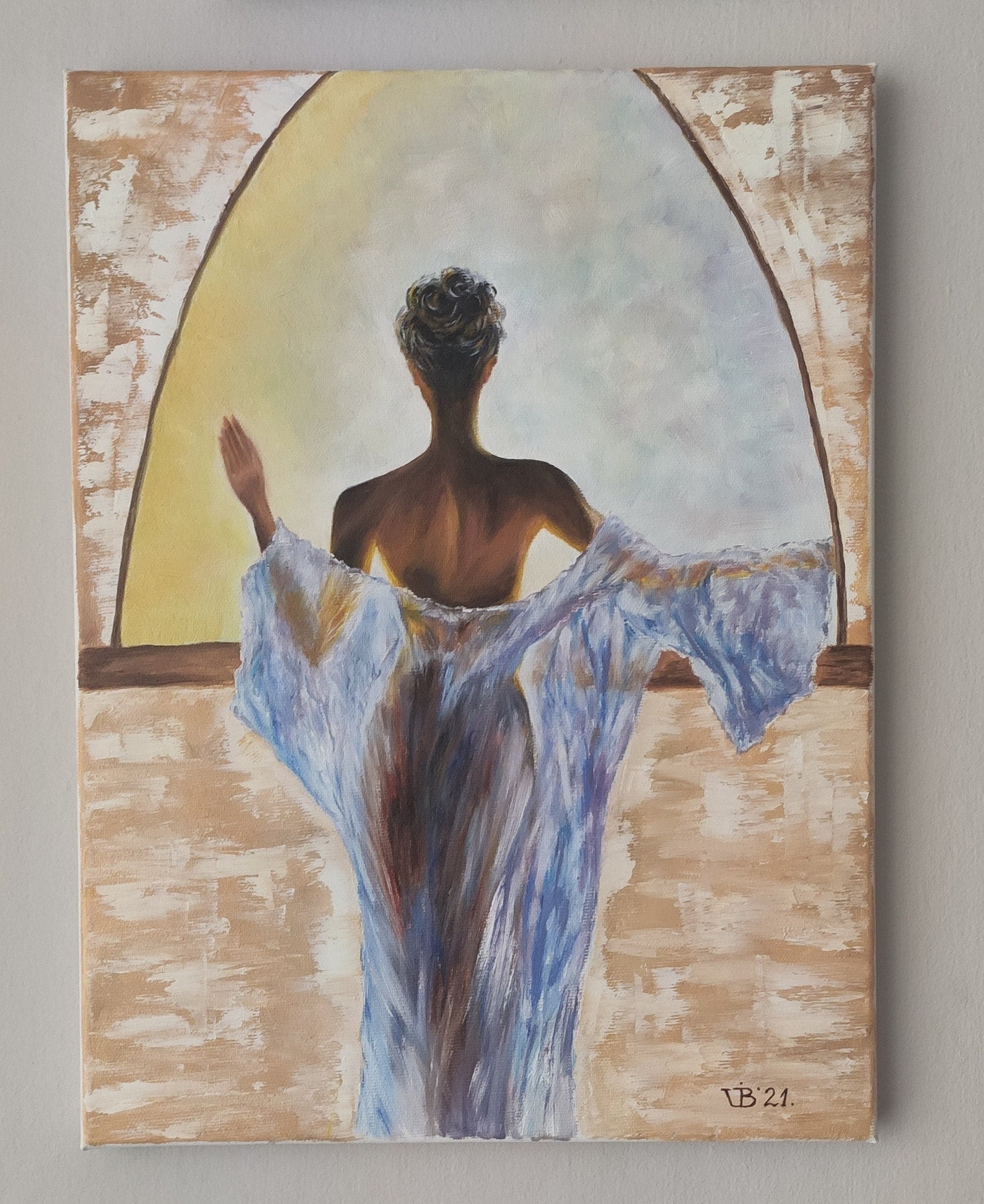 Beautiful Woman Original Oil Painting Nude Girl Artwork - Etsy