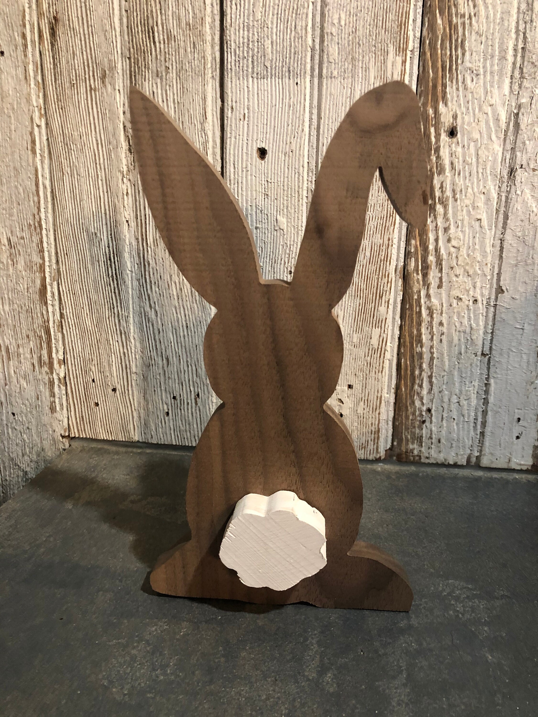 Wooden Bunny Rabbit Easter 10 Tall Nursery Home Decor Rustic Etsy