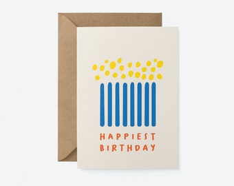 Happiest Birthday - Birthday Greeting card