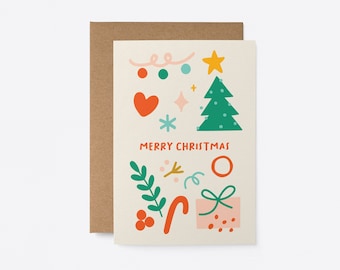 Merry Christmas - Greeting card for Christmas