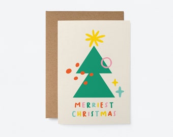 Merriest Christmas - Greeting card for Christmas