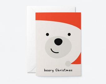 Beary Christmas - Greeting card