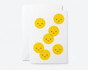 Lots of smiles - This envelope contains lots of smiles! Let them smile with this cute friendship card. Perfect for any occasion.