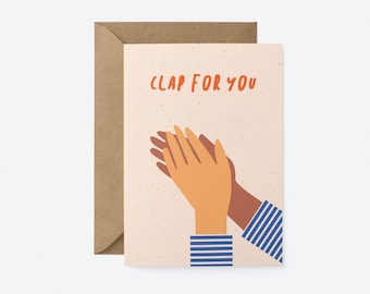 Clap for you - Greeting card