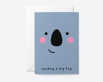 Sending a big hug  - Greeting card