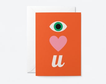 I love you - Greeting card