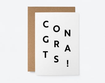 Congrats - Greeting card