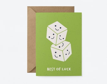 Best of Luck - Good luck card