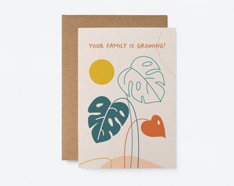 Your family is growing - Adoption & New Baby card