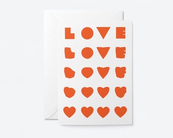 Love - Love & anniversary card