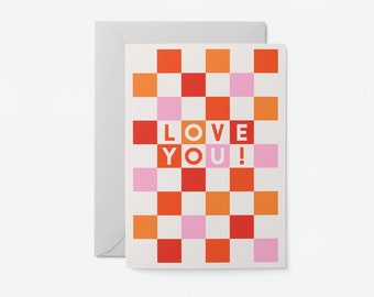 I love you - Love & anniversary card