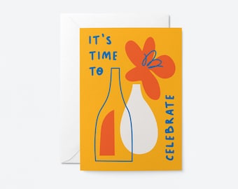 It's time to celebrate - Greeting card