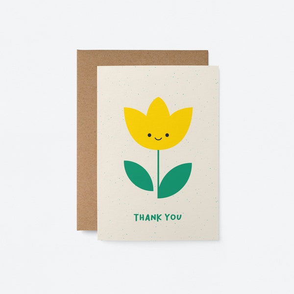 Cute Thank You Card Etsy