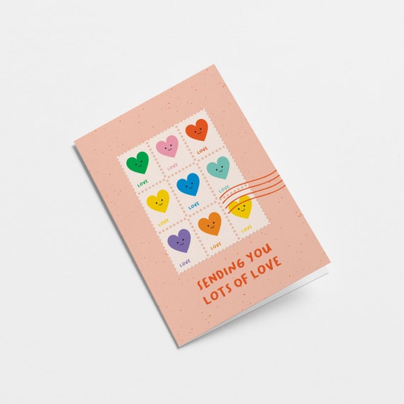 Lots of love - Cute Greeting card