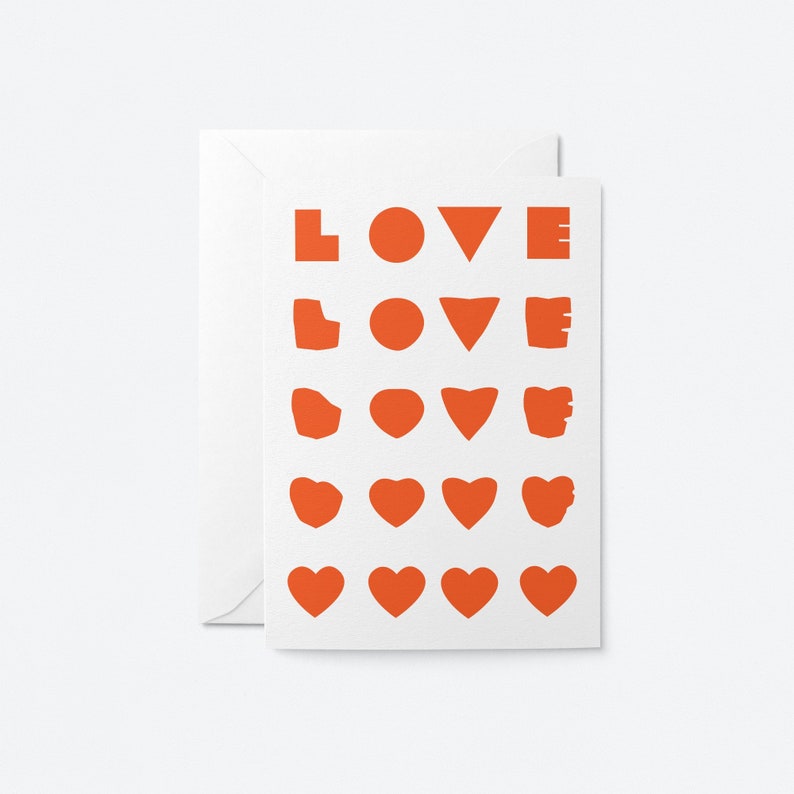 Love Love & anniversary card image 1