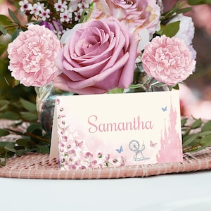 Segnaposto La Bella Addormentata, Segnaposto La Bella Addormentata, Segnaposto Fiaba, Nozze La Bella Addormentata, Segnaposto Quinceanera, Dolce 16, 010