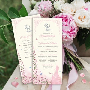 Programma La Bella Addormentata, Programma Quinceanera, Programma Matrimonio, Programma Feste, Festa della Bella Addormentata, Programma stampabile, 010
