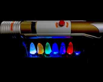 Lightsaber Stand with 7 Kyber Crystal Slots (G.A. Edition)