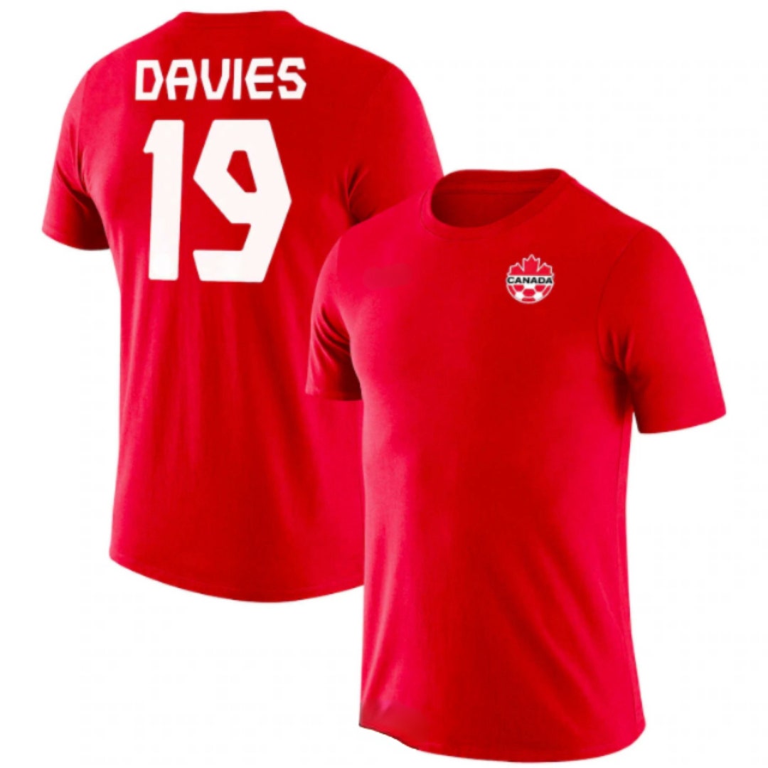 2022 Fifa World Cup DAVIES Canada Soccer Jersey Tee Flag Etsy