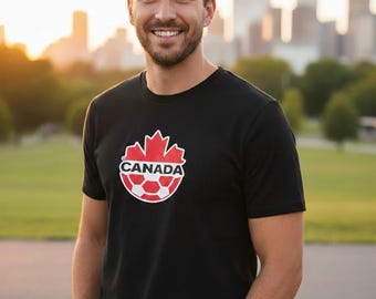 Camiseta de fútbol de la selección canadiense de fútbol 2026, camiseta de fútbol con bandera, regalo