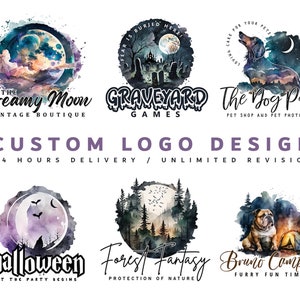 I will create custom logo design, boutique logo, photography logo, business logo, professional logo design, custom logo for your business image 4