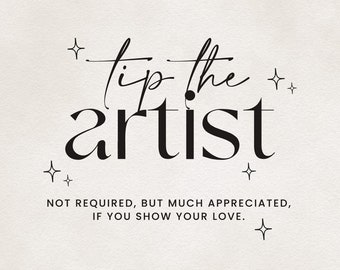 Tip the Artist | Tip the Seller