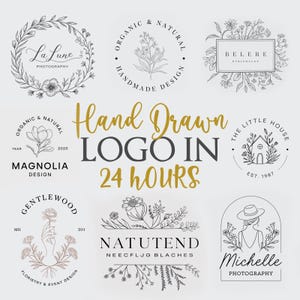Custom Logo Design, Hand-Drawn Logos, Professional Logos, Unique Photography Logo,Business Logo, Creative Logo Services,Tailored Brand Logos