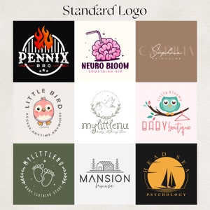 Logo personnalisé, design graphique, créateur de logo, création de logo personnalisé, création de logo, designer de logo, modèle de logo, logo de boutique, logo de photographie, logo image 2