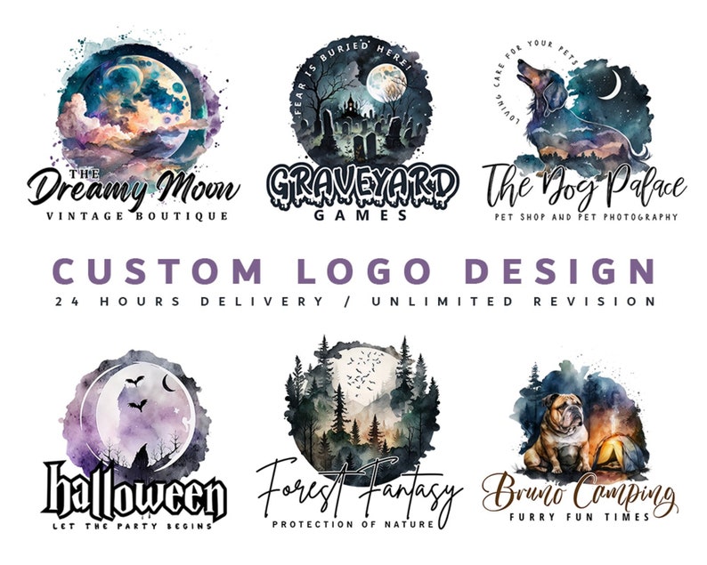 I will create custom logo design, boutique logo, photography logo, business logo, professional logo design, custom logo for your business image 4