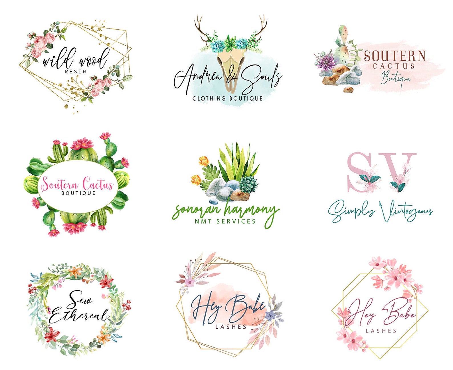 Custom Logo Design for Your Big and Smal Business With Social - Etsy