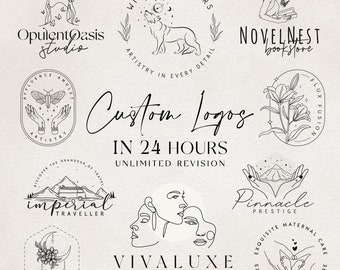 Unlimited Logo design, logo design custom for business, logo designer, hand drawn logo, graphic designer, photography logo, daisycustomshop