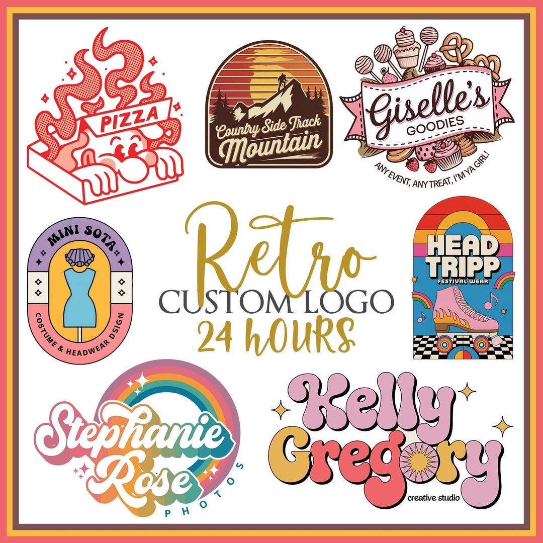 Custom Retro Logo Design| Craft Vintage-inspired Logos for Timeless ...
