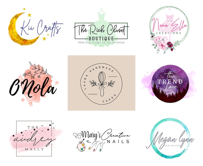 Custom Logo Design, logo design, photography logo, business logo, watercolor logo, professional logo design, custom logo, retro logo design 