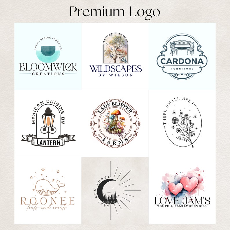 Custom logo,Graphic design, logo maker, logo design custom, logo creation, logo designer, logo template, boutique logo,photography logo,logo image 5