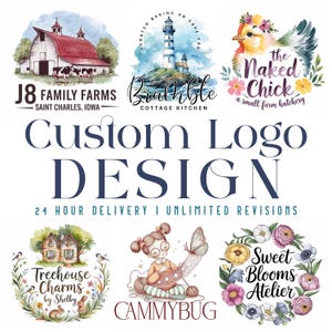 I will create custom logo design, boutique logo, photography logo, business logo, professional logo design, custom logo for your business
