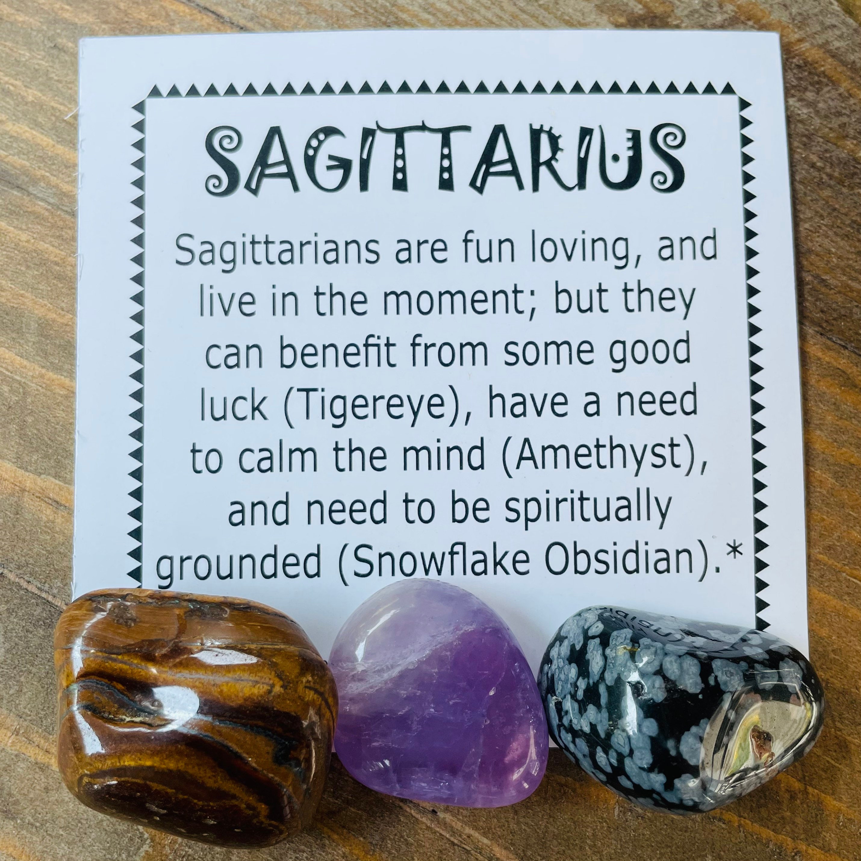 ZODIAC GEMSTONE SET Astrological Sign crystals Tumbled | Etsy