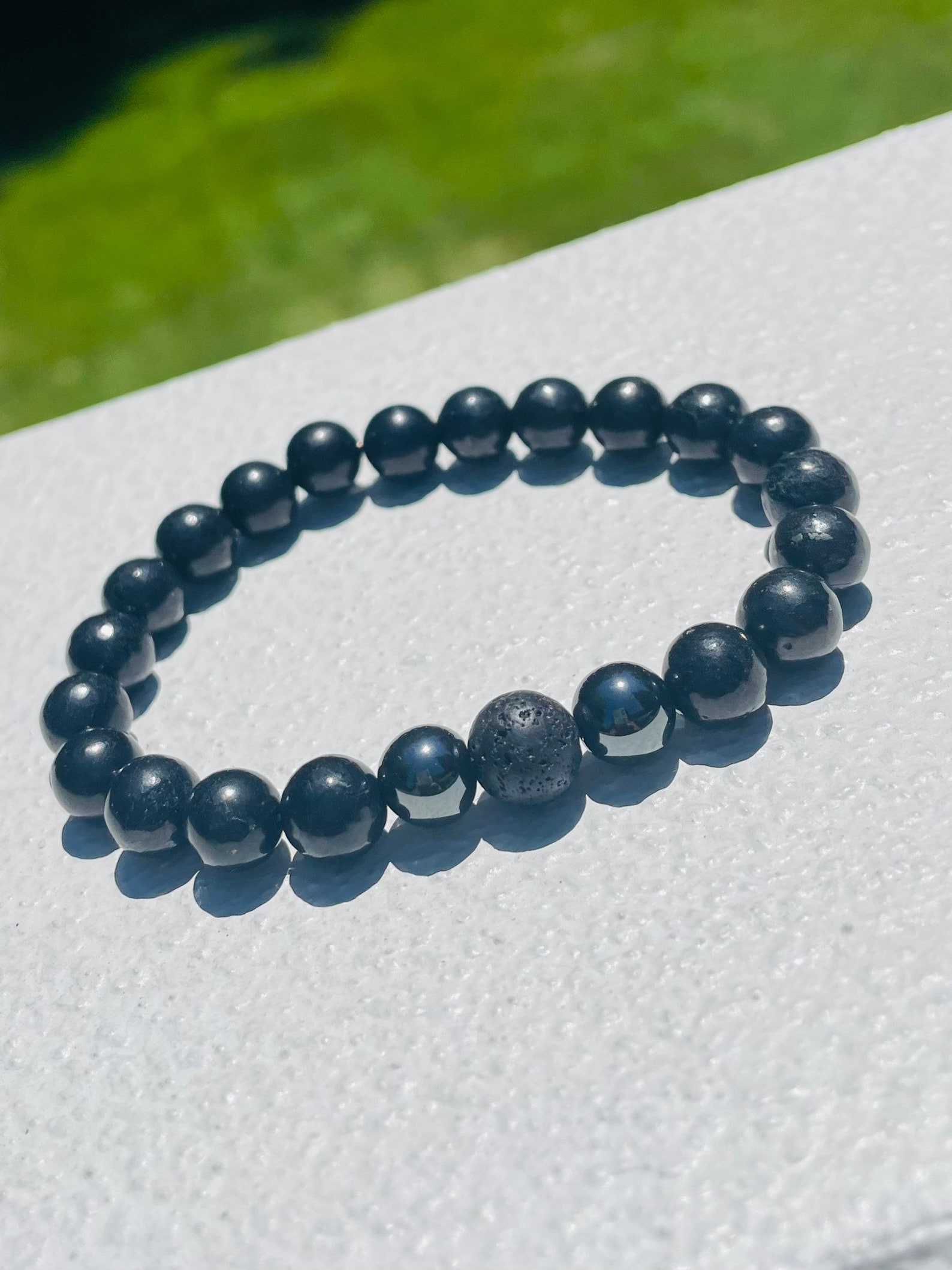 EMF PROTECTION BRACELET Shungite Bracelet Hematite Bracelet Etsy UK