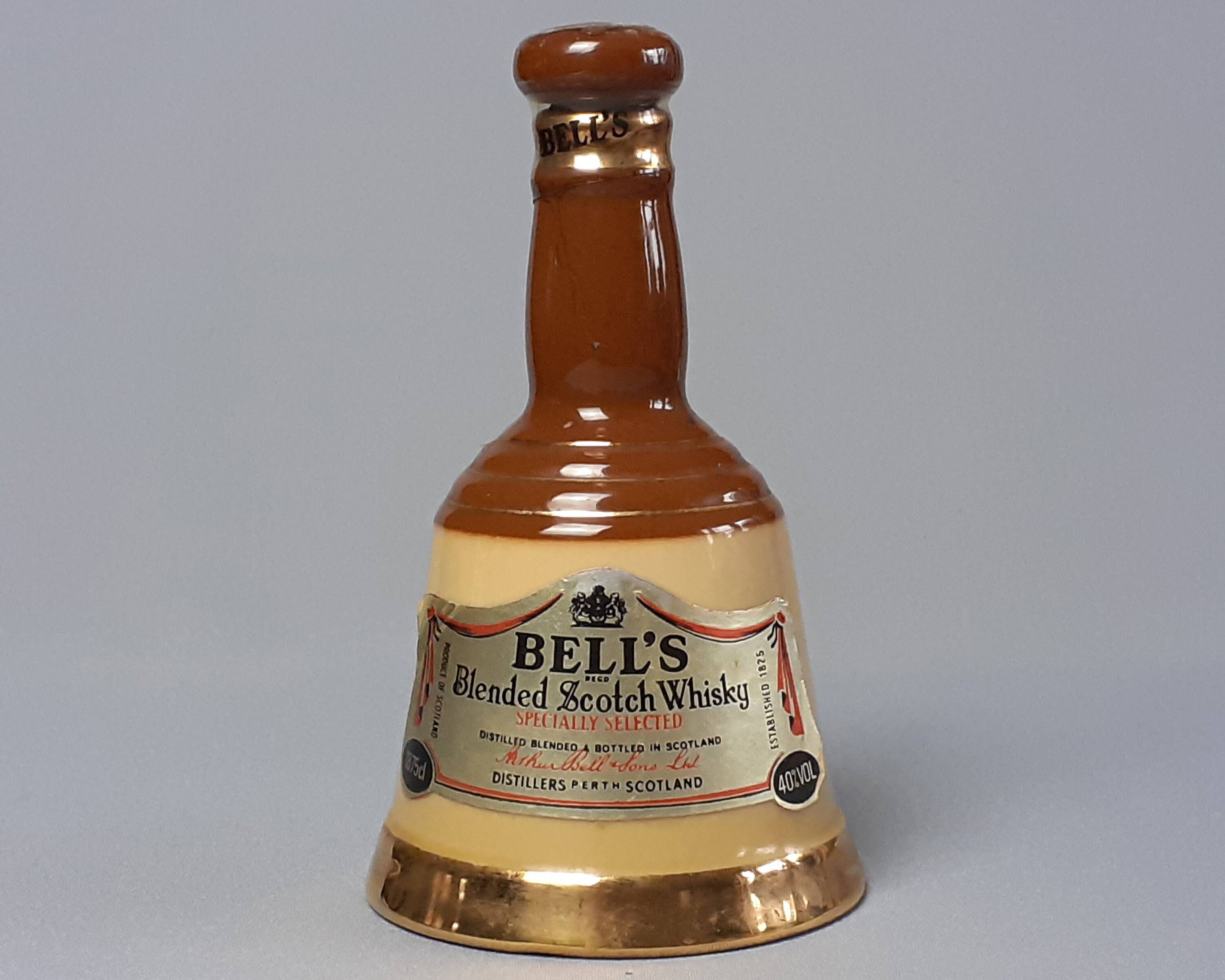 Bells Whisky Sealed Ceramic Bottle Etsy