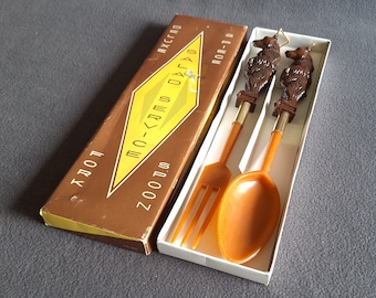 Vintage 1990s Malmo Stainless Steel Salad Servers - Etsy
