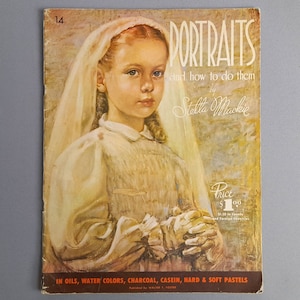 Vintage Portrait Painting Magazine
