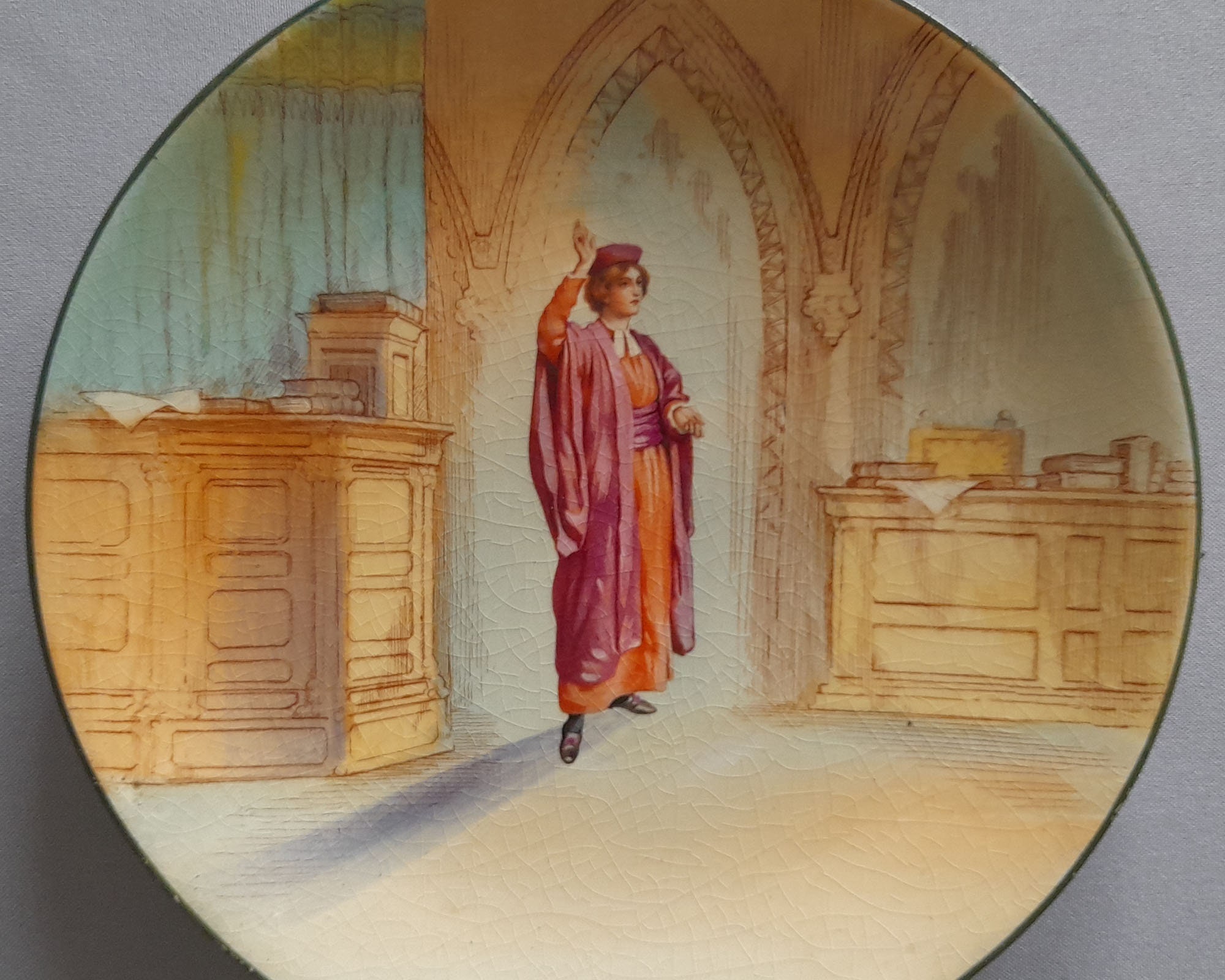 Royal Doulton Shakespeare Plates portia and skylark Etsy