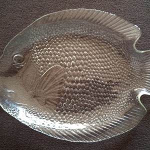 French Vintage Arcoroc Poisson Platter