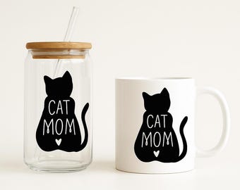 Cat Mom Cup or Mug