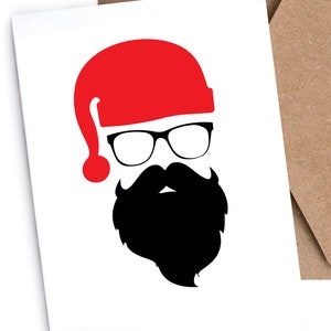 Carte de Noël | Drôle | Irrévérencieux | Hipster Christmas