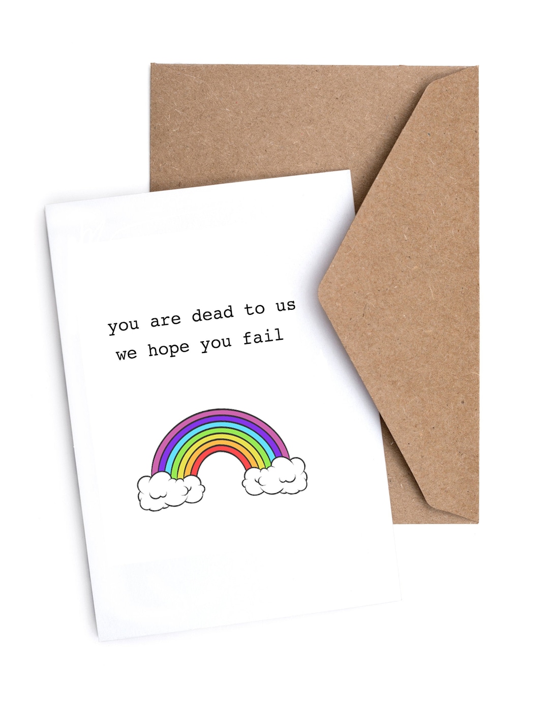 Farewell Greeting Card | Funny | Irreverent | “you Are Dead to Us, We ...