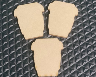 Acrylic blank, coffee cup, keychain, badge reel, nurse, coffee shop, barista