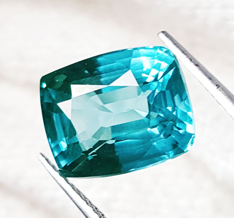8.82 Ct Ring Size Cushion Shape Natural Brazilian Emerald Certified Gemstone GIL
