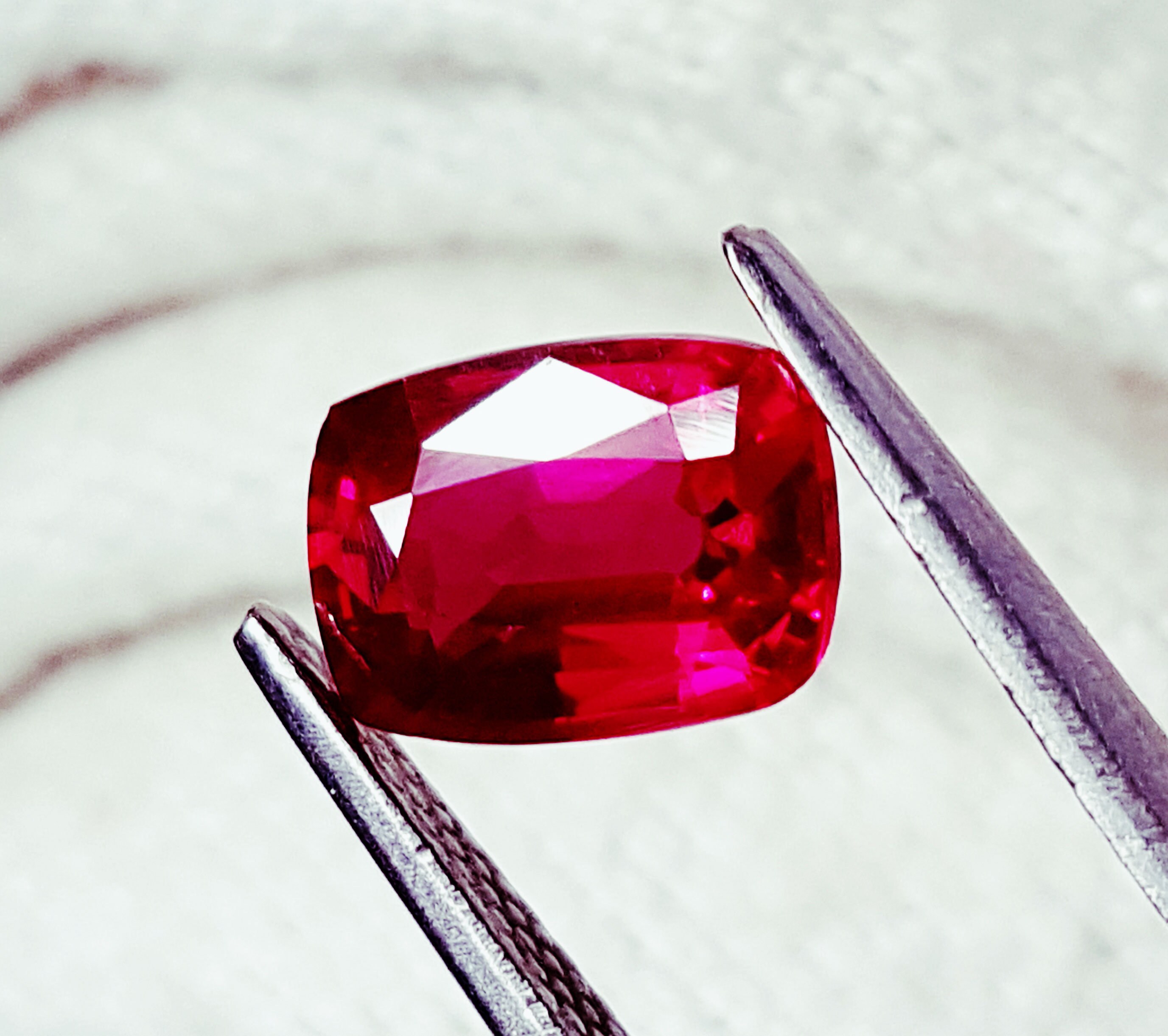 3.52 Ct Loose Gemstone Natural Blood Red Ruby Birthstone - Etsy UK