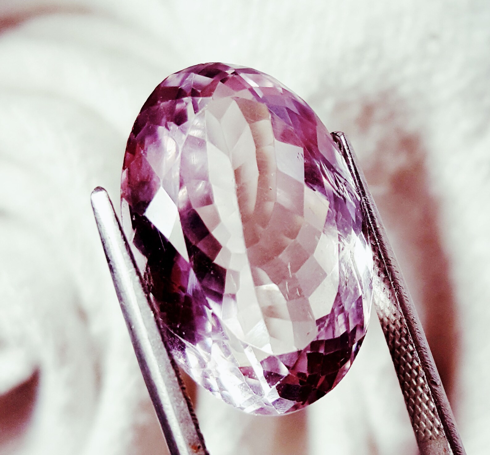 24.57 Ct 100 Natural Rose DE France Amethyst Loose Gemstone Etsy